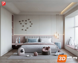 Children Room Scenes Skp FIles 